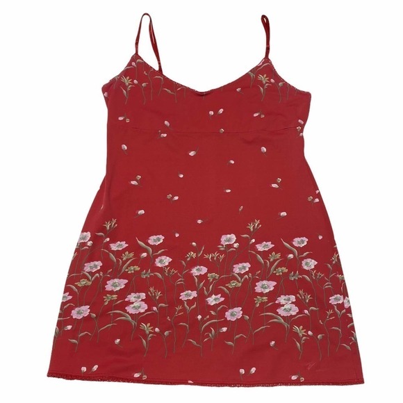 BCBGENERATION Red Floral Mini Sleeveless Dress - Picture 5 of 13